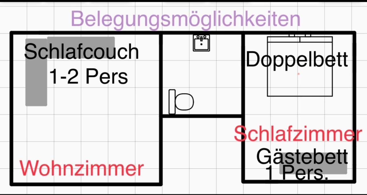 Ruhiges Und Zentral Gelegenes Apartment Rosenfeld Exterior foto